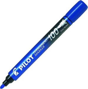 Pilot Permanent Marker SCA 100 Blue Bullet Fine Single Pen 4.0-4.5mm Line - Picture 1 of 6