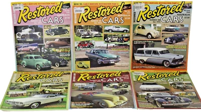 Restored Cars Australia Magazine Full Year 2008 6 Issues: 186 - 191 Classic Auto - Image 1 of 4