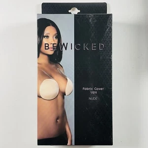 Sexy BE WICKED Fabric Cover Ups Nude One Size Adhesive Nipple Cover - Picture 1 of 4