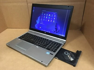 HP EliteBook 8570p 15.6" i5-3210M 2.50GHz 4GB RAM 250GB HDD WINDOWS 11 - Image 1 of 4