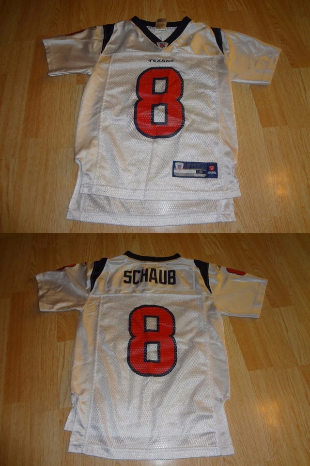 Camiseta deportiva juvenil Houston Texans Matt Schaub S (8) (blanca) Reebok Jersey Foto 1 de 1