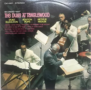 THE DUKE AT TANGLEWOOD LP-Duke Ellington Boston Pops Arthur Fiedler - Picture 1 of 6