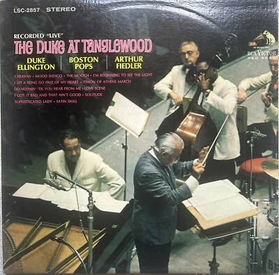 THE DUKE AT TANGLEWOOD LP-Duke Ellington Boston Pops Arthur Fiedler - Image 1 of 4