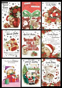 SCHWESTER WEIHNACHTSKARTE - Große Qualität Auswahl an Kinder- oder Erwachsenenmotiven - Bild 1 von 24