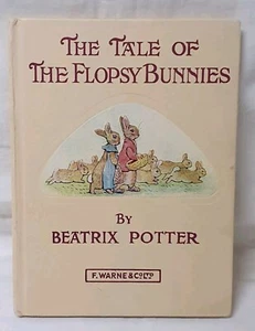 🔶️THE TALE OF FLOPSY BUNNIES BEATRIX POTTER HARDCOVER 1965-75 VINTAGE BOOK - Picture 1 of 8