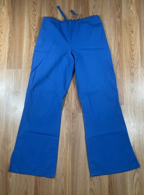 White Swan Fundamental Navy Blue Pull-on Drawstring Scrub Pants Womens Size XS - Image 1 of 4