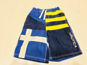 Baúles de baño para hombre Nautica bloque multicolor vintage años 90 grandes - Imagen 1 de 7