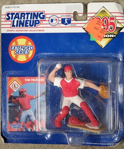1995 Starting Lineup Tom Pagnozzi-ST. Louis Cardinals-NOS! FREE USA SHIP Cover