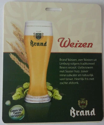 Werbeschild - Bier - Brauerei Brand - Weizen
