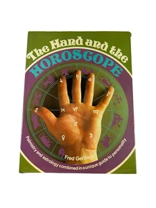 Vtg 70s The Hand and The Horoscope Fred Getting Palmistry Astrology Illustrated - Picture 1 of 11
