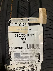 1 New 215 50 17 Continental Conti Pro Contact Tire - Picture 1 of 5
