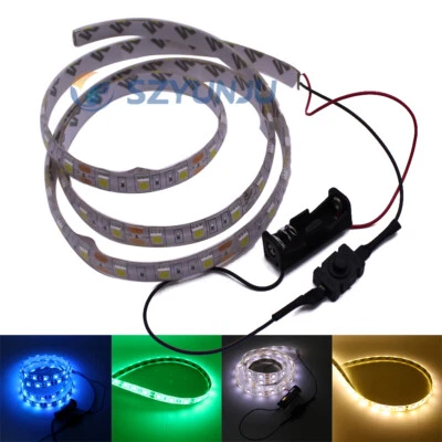 switch Battery Powered LED strip DC12V 5050 Flexible led strip I65 waterproof - Image 1 of 4