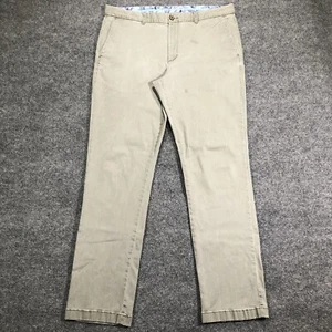 Tommy Bahama Mens Boracay Solid Flat Front Chino Pants Green 38x34 EUC - Picture 1 of 13