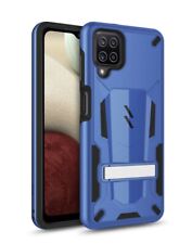 Zizo Transform Galaxy A12 Phone Case with Military Drop Protection Blue