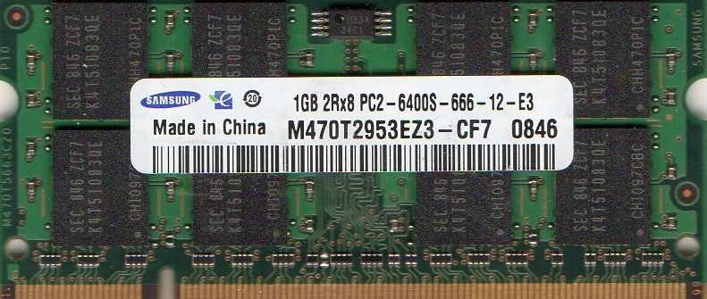 1GB Sony Vaio PCG-7191L PCG-7192L PCG-8131L PCG-8141L DDR2 Notebook RAM Memory  - Image 1 of 1
