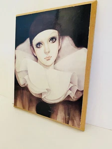 Clown (lackierte Massivholz Plakette) 8,5" x 0,5" x 11,5" - Bild 1 von 5
