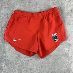 Pantalones Cortos Nike Team USA Para Mujer Pequeños Rojo Mod Tempo - Imagen 1 de 5
