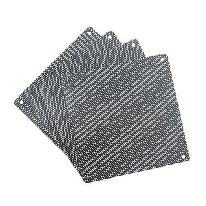 5Pcs Cover Cooler Mesh Computer Case Fan Dust Filter 80/90/120/140mm PVC PC - Photo 1/7