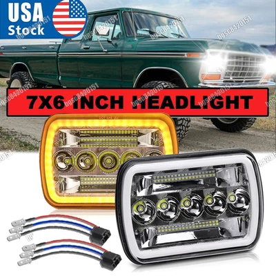 Faro LED alto bajo señal de giro DRL para Ford F-150 F-250 F-350 1978-1986 Foto 1 de 4