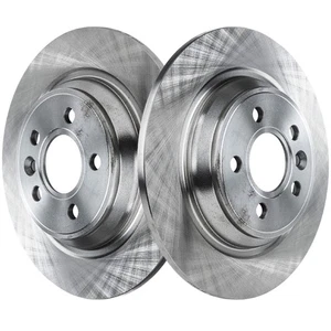Rear Disc Brake Rotors For 2008-2016 Volvo XC70 2011-2018 S60 2008-2010 V70 5Lug - Picture 1 of 12