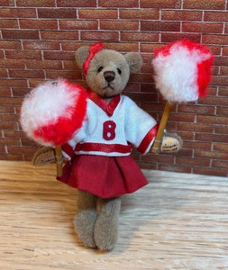World of Miniature Bear - Cheerleader - for Dollhouse or Collection - Signed - Picture 1 of 3