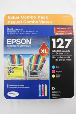 Epson 127 Color Ink Set T127520-SVH OEM Expire 01/2027 - Image 1 of 3
