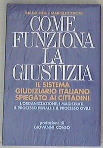 23585 Come funziona la giustizia / Baldo Meo, Marcello Pacini - Sigillato Copert - Imagen 1 de 1
