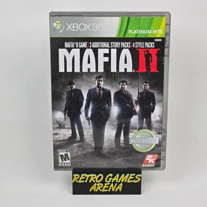 Mafia II 2 (Xbox 360) Platinum Hits CIB COMPLETE with Map - Picture 1 of 3