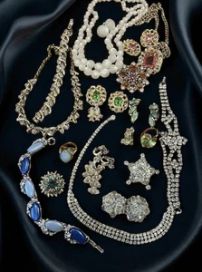 riesiges Konvolut Vintage Schmuck schöne Stücke - Bild 1 von 18