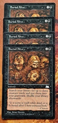 Mtg Weatherlight Buried Alive X4 - Image 1 of 4