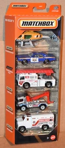 2025 Matchbox MBX RESCUE V 5 PACK NEW - Picture 1 of 7