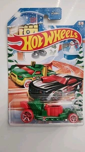 2024 Hot 🔥 Wheels / White Holiday Series { Red/Green Whirlpool (2/5) W3099 - Bild 1 von 4