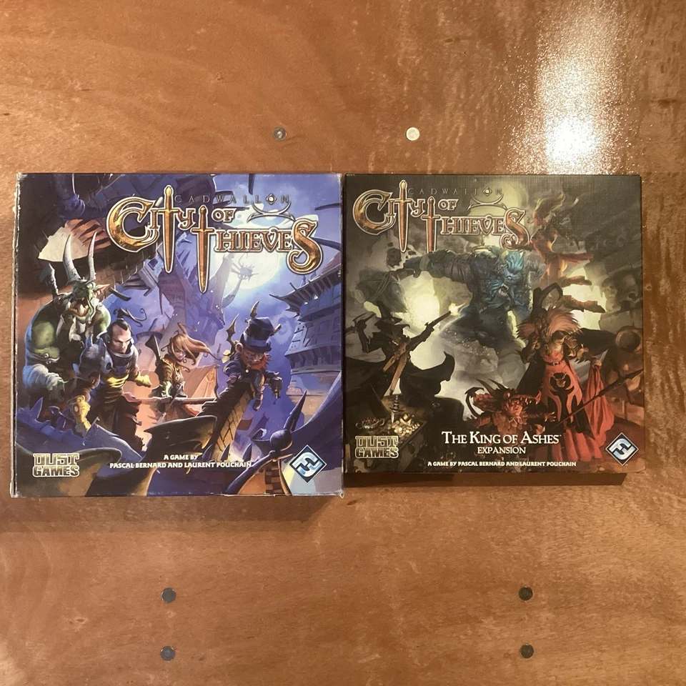 Cadwallon City of Thieves Game + King of Ashes Expansion; Fantasy Flight Games - Image 1 of 4
