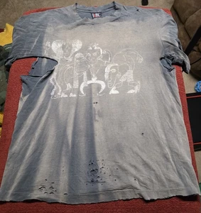 Red Hot Chili Peppers Picasso Vintage XL Shirt Rare Giant *poor condition - Picture 1 of 4