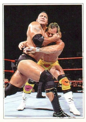 WWF WWE Attitude 1999 Hot Shots The Rock Billy Gunn Wrestling Sticker 20 - Image 1 of 2