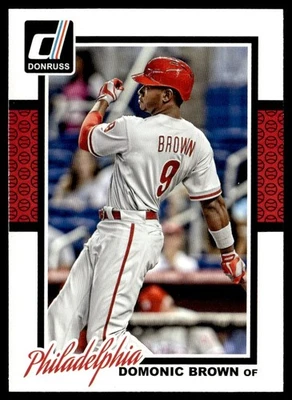 2014 Donruss Domonic Brown Philadelphia Phillies #153 - Image 1 of 2