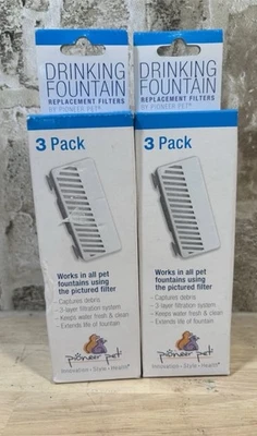 ⭐️2 Boxes Total Of 6 Pioneer Pet Water⭐️Drinking Fountain Replacement Filters⭐️ - Image 1 of 3
