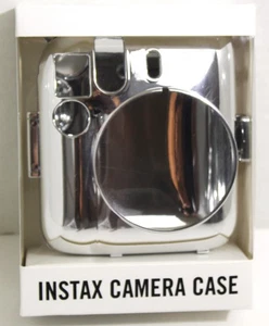 Fuji Instax Mini 12 Metallic Silver Hard Case & Strap from Urban Outfitters NEW - Picture 1 of 5