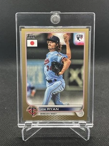 2022 Topps Japan Edition Joe Ryan Gold #/25 RC Minnesota Twins #149 - Picture 1 of 2
