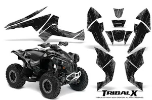 Can-Am Renegade Graphics Kit by CreatorX Decals Stickers TRIBALX BLACK-SILVER - Picture 1 of 1