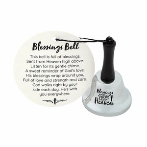 Blessings Bells With Card, Birthday, Home Decor, 12 Pieces - Picture 1 of 3