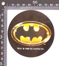 VINTAGE 1989 BATMAN MOVIE DC COMICS INC FILM ADVERTISING SOUVENIR PROMO STICKER