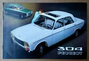 -- CATALOGUE PEUGEOT 304 BERLINE / BREAK -- 10 PAGES. 1971 - Bild 1 von 3