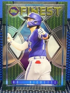2022 Topps Finest Flashbacks BO BICHETTE Toronto Blue Jays - Picture 1 of 2