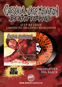 CATASEXUAL URGE MOTIVATION - Death To Pigs LP (Orange-Splatter) Pharmacist CBT - Bild 1 von 1