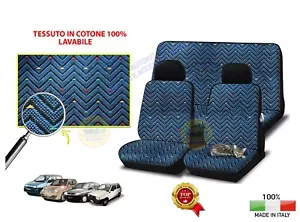 Coprisedili Specifici COMPATIBILE per Panda 141 1986 2003 Copri Sedile Fodere - Foto 1 di 2