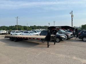 2022 STARLITE 33' GOOSENCK TRAILER (TRIPPLE RAMPS) - Picture 1 of 9