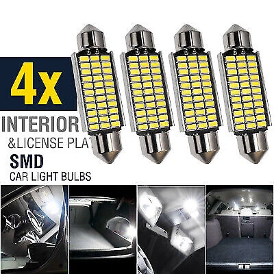 40MM 41MM 42MM Festoon LED Interior Car License Lights bulb Light Super White - image 1 of 4