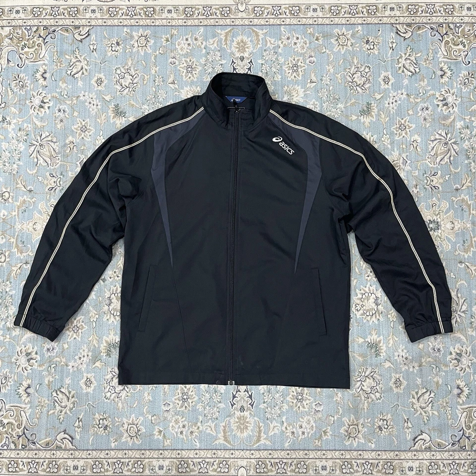 Vintage 90s Asics Single Layer Windbreaker Jaspo Japan - Image 1 of 4