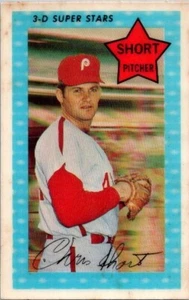Kellogg's 1971 3D Chris Short Philadelphia Phillies #75 en muy buen estado/excelente estado - Imagen 1 de 2